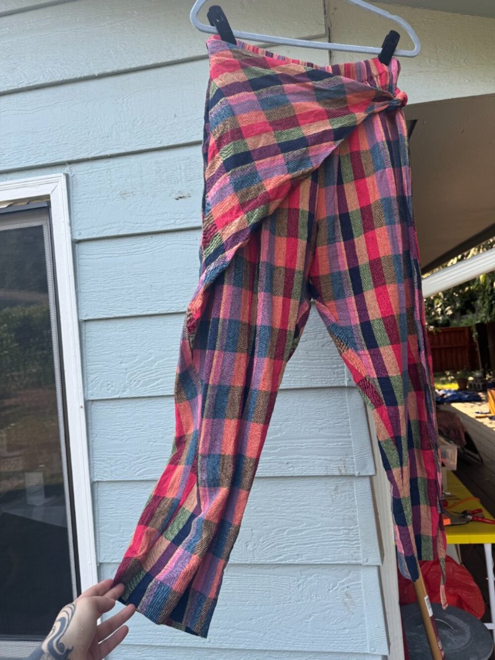 Rujuta Sheth VENUS PANTS | LOVEBIRD CHEX Size L - Picture 9 of 10